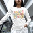 Fourth Grade Vibes Hello Team 4th Grade Teacher Kids Retro Unisex Long Sleeve T-Shirt, novelty gifts, funny gifts