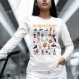 Halloween Alphabet ABCs Learning Kindergarten Teacher Unisex Long Sleeve T-Shirt, novelty gifts, funny gifts