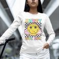 Happy Dot Day Hippie Flowers Smile Face Groovy Teacher Kids Unisex Long Sleeve T-Shirt, novelty gifts, funny gifts Happy Dot Day Hippie Flowers Smile Face Groovy Teacher Kids Unisex Long Sleeve T-Shirt, novelty gifts, funny gifts
