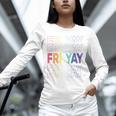 Happy Fri Yay Teacher Friday Saying Unisex Long Sleeve T-Shirt, novelty gifts, funny gifts