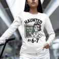 Haunted 67 Skeleton Math Teacher Halloween Costume Math Pun Unisex Long Sleeve T-Shirt, novelty gifts, funny gifts Haunted 67 Skeleton Math Teacher Halloween Costume Math Pun Unisex Long Sleeve T-Shirt, novelty gifts, funny gifts