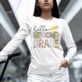 Hello Second Grade Team 2nd Grade Back To School Teacher Kid Unisex Long Sleeve T-Shirt, novelty gifts, funny gifts Hello Second Grade Team 2nd Grade Back To School Teacher Kid Unisex Long Sleeve T-Shirt, novelty gifts, funny gifts