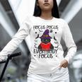 Hocus Pocus Everybody Focus Halloween Teacher For Men Women Unisex Long Sleeve T-Shirt, novelty gifts, funny gifts