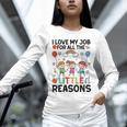 Love Job For Little Reasons Daycare Teacher Graphic Unisex Long Sleeve T-Shirt, novelty gifts, funny gifts