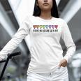 Music Teacher Hearts Music Teaching Unisex Long Sleeve T-Shirt, novelty gifts, funny gifts