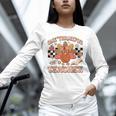 One Thankful Teacher Thanksgiving Retro Groovy Fall Teachers Unisex Long Sleeve T-Shirt, novelty gifts, funny gifts One Thankful Teacher Thanksgiving Retro Groovy Fall Teachers Unisex Long Sleeve T-Shirt, novelty gifts, funny gifts