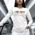 Paraprofessional Teacher Hearts Back To School Teach Rainbow Men Women Kids Unisex Long Sleeve T-Shirt, novelty gifts, funny gifts