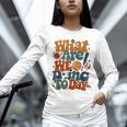 Retro PE Teacher What Are We Doing Today School Coach Women Unisex Long Sleeve T-Shirt, novelty gifts, funny gifts Retro PE Teacher What Are We Doing Today School Coach Women Unisex Long Sleeve T-Shirt, novelty gifts, funny gifts