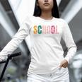 School Psychologist Rainbow Psychology Teacher Unisex Long Sleeve T-Shirt, novelty gifts, funny gifts