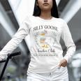 Silly Goose Teacher Club Unisex Long Sleeve T-Shirt, novelty gifts, funny gifts