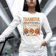 Teach Thanksgiving Teacher Thankful For My Preschool Turkeys Unisex Long Sleeve T-Shirt, novelty gifts, funny gifts