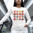 Teacher Apple Back To School Art For School Supplies Unisex Long Sleeve T-Shirt, novelty gifts, funny gifts Teacher Apple Back To School Art For School Supplies Unisex Long Sleeve T-Shirt, novelty gifts, funny gifts