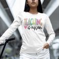 Teaching Is My Jam For Women Teacher Cute Teachers Outfit Unisex Long Sleeve T-Shirt, novelty gifts, funny gifts