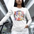 Trick Or Teach Retro Groovy Halloween Teacher Unisex Long Sleeve T-Shirt, novelty gifts, funny gifts Trick Or Teach Retro Groovy Halloween Teacher Unisex Long Sleeve T-Shirt, novelty gifts, funny gifts