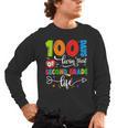 100 Days Of Living That 2nd Grade Life Boy Girl Teacher Men's Long Sleeve T-Shirt, trending gift 100 Days Of Living That 2nd Grade Life Boy Girl Teacher Men's Long Sleeve T-Shirt, trending gift