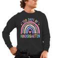 100th Day Of Kindergarten Teacher Kids 100 Days Smarter Men's Long Sleeve T-Shirt, trending gift 100th Day Of Kindergarten Teacher Kids 100 Days Smarter Men's Long Sleeve T-Shirt, trending gift