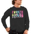 4th Grade Squad Fourth Teacher Student Team Back To School Men's Long Sleeve T-Shirt, trending gift