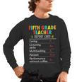 5th Grade Teacher Report Card Appreciation Men Women Men's Long Sleeve T-Shirt, trending gift 5th Grade Teacher Report Card Appreciation Men Women Men's Long Sleeve T-Shirt, trending gift
