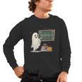 67 Teacher Halloween Ghost Six Seven Meme Math Joke Men's Long Sleeve T-Shirt, trending gift