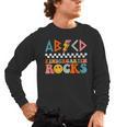 ABCD Kindergarten Rocks Back To School Teacher Kindergarten Men's Long Sleeve T-Shirt, trending gift