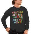 ABCs Learning Kindergarten Teacher Christmas Lights Alphabet For Men Women Kids Men's Long Sleeve T-Shirt, trending gift