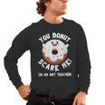 Art Teacher Halloween Donut Lover Costume Kawaii Monster Men's Long Sleeve T-Shirt, trending gift