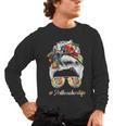 Art Teacher Life Messy Bun Back To School Art Teacher Men's Long Sleeve T-Shirt, trending gift