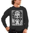 Artist Tarot Card Skeleton Painter Art Teacher Witchy Men's Long Sleeve T-Shirt, trending gift