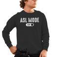 ASL Mode Sign Language Deaf ASL Teacher Men's Long Sleeve T-Shirt, trending gift ASL Mode Sign Language Deaf ASL Teacher Men's Long Sleeve T-Shirt, trending gift