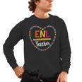Back To School Tee ENL Teacher English New Language Squad Men's Long Sleeve T-Shirt, trending gift
