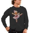 Ballet Dancer Gingerbread Christmas Dance Teacher Girl Women Men's Long Sleeve T-Shirt, trending gift