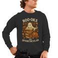 Books Are Spooktacular Ghost Book Reading Halloween Teachers Men's Long Sleeve T-Shirt, trending gift Books Are Spooktacular Ghost Book Reading Halloween Teachers Men's Long Sleeve T-Shirt, trending gift
