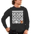 Calculator Easy Halloween Costume For Math Teacher Men's Long Sleeve T-Shirt, trending gift