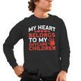 Childcare My Heart Belongs To Children Daycare Teacher Men Women Men's Long Sleeve T-Shirt, trending gift