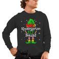 Christmas Kindergarten Elf Squad Teacher Student Men's Long Sleeve T-Shirt, trending gift Christmas Kindergarten Elf Squad Teacher Student Men's Long Sleeve T-Shirt, trending gift
