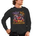 Way To Classroom Halloween Witch Three Cute Sloths Teacher Men's Long Sleeve T-Shirt, trending gift Way To Classroom Halloween Witch Three Cute Sloths Teacher Men's Long Sleeve T-Shirt, trending gift