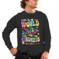 Color The World With Kindness Teacher Back To School Men's Long Sleeve T-Shirt, trending gift