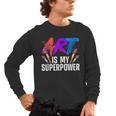 Cool Art For Men Women Art Teacher Artist Painter Superpower Men's Long Sleeve T-Shirt, trending gift Cool Art For Men Women Art Teacher Artist Painter Superpower Men's Long Sleeve T-Shirt, trending gift