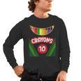Crayon Box Fun Teacher Student Crayon Squad Halloween 2022 Men's Long Sleeve T-Shirt, trending gift Crayon Box Fun Teacher Student Crayon Squad Halloween 2022 Men's Long Sleeve T-Shirt, trending gift