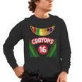 Crayon Box Fun Teacher Student Crayon Squad Halloween 2023 Men's Long Sleeve T-Shirt, trending gift Crayon Box Fun Teacher Student Crayon Squad Halloween 2023 Men's Long Sleeve T-Shirt, trending gift