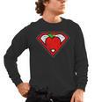 Cute Distressed Super Teacher Superhero Apple Shirt Men's Long Sleeve T-Shirt, trending gift Cute Distressed Super Teacher Superhero Apple Shirt Men's Long Sleeve T-Shirt, trending gift