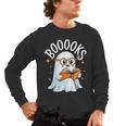 Cute Ghost Reading Book Librarian Teacher Halloween Costume Men's Long Sleeve T-Shirt, trending gift Cute Ghost Reading Book Librarian Teacher Halloween Costume Men's Long Sleeve T-Shirt, trending gift