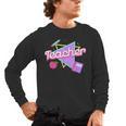 Cute Teacher Shirt 80's 90's Style Retro Old School Teacher For Men Women Men's Long Sleeve T-Shirt, trending gift