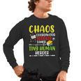 Daycare Teacher School Chaos Coordinator Toddler Tamer For Men Women Kids Men's Long Sleeve T-Shirt, trending gift