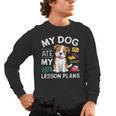 My Dog Ate My Lesson Plan Teacher Back To School Men's Long Sleeve T-Shirt, trending gift My Dog Ate My Lesson Plan Teacher Back To School Men's Long Sleeve T-Shirt, trending gift