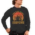 English Teacher Matching This Is My Scary Halloween Costume Men's Long Sleeve T-Shirt, trending gift