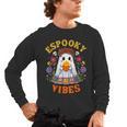 Espooky Vibes Spanish Mexican Halloween Ghost Teachers Men's Long Sleeve T-Shirt, trending gift Espooky Vibes Spanish Mexican Halloween Ghost Teachers Men's Long Sleeve T-Shirt, trending gift
