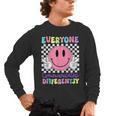 Everyone Communicates Differently Autism Awareness Teacher Men's Long Sleeve T-Shirt, trending gift Everyone Communicates Differently Autism Awareness Teacher Men's Long Sleeve T-Shirt, trending gift