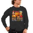 Fall Vibes Costume Teacher Thanksgiving Leopard Gnome Men's Long Sleeve T-Shirt, trending gift Fall Vibes Costume Teacher Thanksgiving Leopard Gnome Men's Long Sleeve T-Shirt, trending gift
