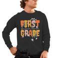 First Grade Dream Retro Team Fall Halloween Spooky Teachers Men's Long Sleeve T-Shirt, trending gift